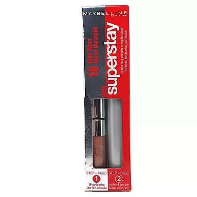 Maybelline Superstay 16HR Lip Colour And Balm Duo With Vitamin E 560 Dark Amber • £6.98