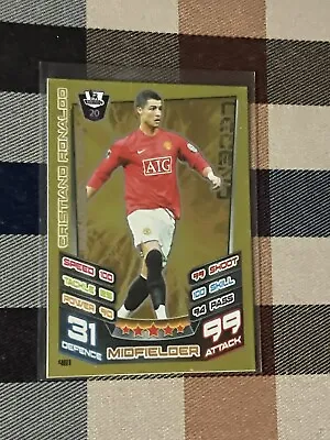 £4.95 • Buy Match Attax 2012/13 12/13 Cristiano Ronaldo Gold Foil Legend No 481