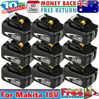 $9.99 • Buy 9.0Ah For Makita 18V BL1860B BL1830 Battery 6.0Ah LXT BL1850 BL1840 BL1815 Tools