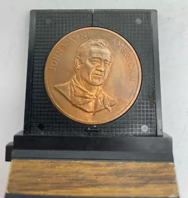 Vintage John Wayne - American Commemorative Bronze Coin Medallion Token (1979) • $26.75