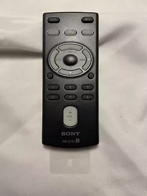 NEW Sony Remote Control RM-X151 Car Boat Stereo Replaces CDX-F5000 Black Tested • $4.41