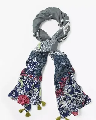 White Stuff Womens Print Scarf Gift Scarves Soft Shawl Wrap Throw Lightweight  • £9.99