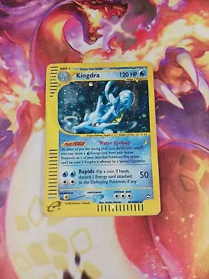 Pokemon Kingdra Holo Rare H14/H32 Aquapolis Card • $35