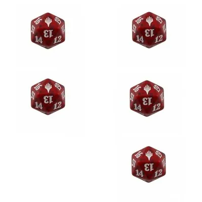 Duel Decks 5 X Red SPINDOWN COUNTER DICE D20 Mtg Mana Dice Magic The Gathering • $9.99