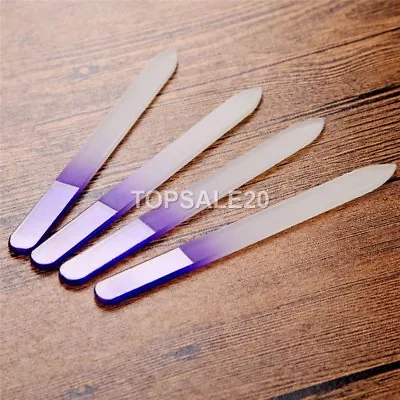 Durable Crystal Glass Nail File Buffer Art Files Manicure • $4.99