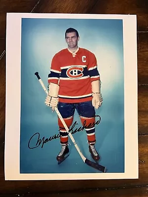 Maurice Richard Signed Autographed 8x10 Photograph - Montreal Canadiens • $125