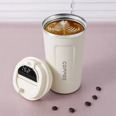 Smart Stainless Steel Leakproof Insulated Thermal Travel Coffee Mug Cup Flask UK • £7.89
