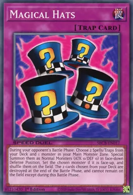 Yugioh! Magical Hats - SBCB-EN017 - Common - 1st Edition Near Mint English • $0.99