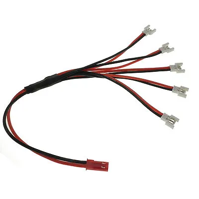 Multi LiPO Battery Charging Adapter Harness JST(BEC) To 5x Micro Losi (Walkera) • £3.95