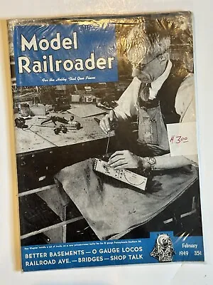 Model Railroader February 1949  • $2.99