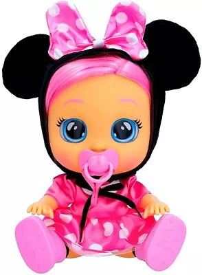 IMC Toys Cry Babies Dressy Minnie Interactive Doll • £45.33