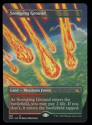 Stomping Ground - Borderless - MTG Unfinity - RareCo • $3.26