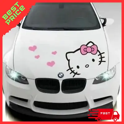 Car Sticker Cartoon Cute Hello Kitty Hood Vinyl Decal Canopy Body Auto Decors • $10.99