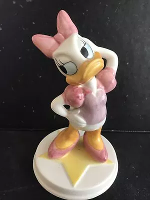 Disney By Schmid Daisy Duck Ceramic Figurine-vintage -A/F - 17 Cm High • £2.99