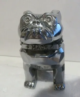 Vintage Mack Truck Bull Dog Hood Ornament Metal Shiny Chrome  • $126