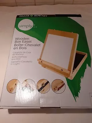Daler Rowney Table Easel Box (store Pastels Oil Acrylic Paint) • £9.99