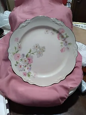Vintage Homer Laughlin Dinner Plate Fluffy Virginia Rose H 50 N 8 • $8