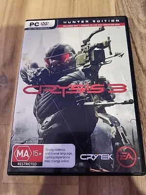 Crysis 3 Hunter Edition 2013 PC DVD Rom Game (2 Discs) Used • $10