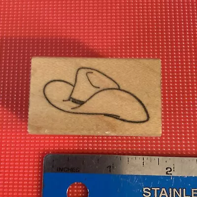 S7:  Art Impressions Rubber Stamps: Cowboy Hat • $7.50