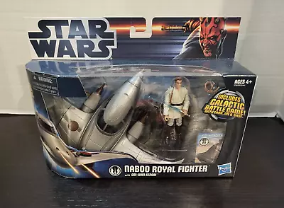Naboo Royal Fighter With Obi-Wan Kenobi STAR WARS The Clone Wars TCW NEW • $40.97