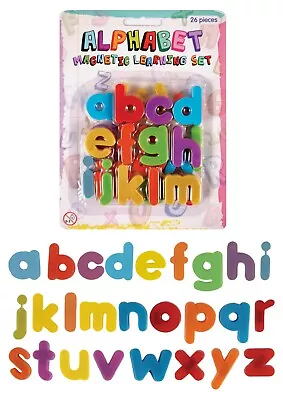 26 Magnetic Letters -Educational Fridge Magnets Alphabet Baby School(L79 110) • £2.98