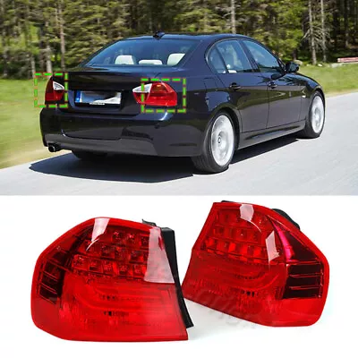 Pair Rear Tail Lights Stop LED Light For BMW 3 SERIES E90 2008 2009 2010-2011 • $188