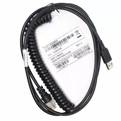 9FT Coiled USB Cable For Honeywell MS9590 MS5145 MS7180 Scanner  • $15.99