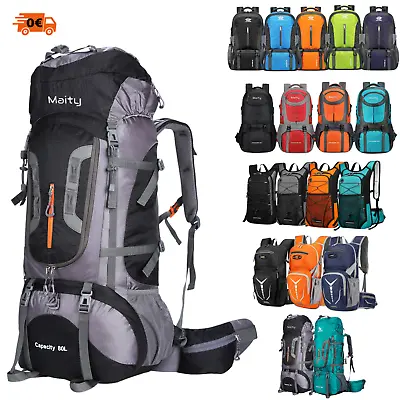 Camping Trekking Backpack Hiking Backpack Travel Backpack Women Men's 80/L 60/L 18L • £25.86