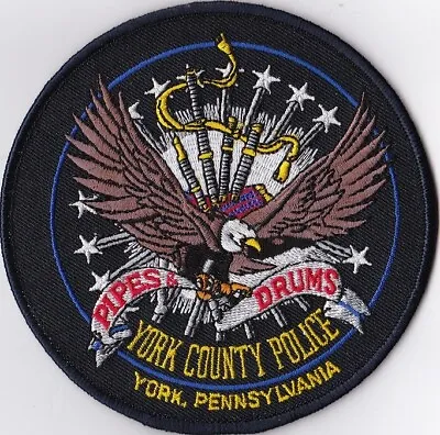 York County PA Pennsylvania Police Patch • $9.99