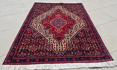Hand Knotted Vintage Traditional Tribal Village Ceena Wool Area Rug 3.5 X 2.5 Ft • $119.99