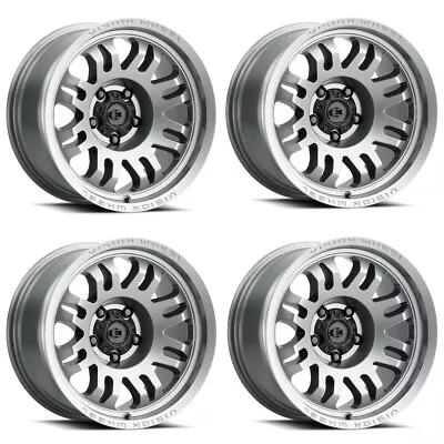 Set 4 20  Vision 409 Inferno Satin Grey 6x135 Wheels 12mm Rims For Ford Lincoln • $1120