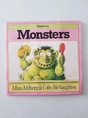 Foldaway Book - Monsters 1987 PB Allan Ahlberg • $7.40