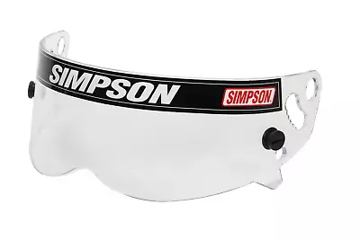 Simpson Racing Helmet Shield Visor Replacment Clear Sa2010 Xbandit/rx Sim1020-17 • $81.99