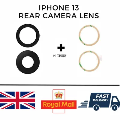 For IPhone 13 Camera Lens Replacement Rear Back Camera Glass Lens Replacement • £2.49