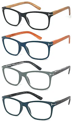 1 Or 3 Pair Men Women Small Retro Square Frame Reading Glasses (Not Bifocal) • $9.99