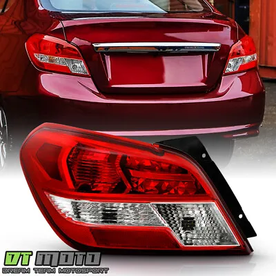 For 2017-2020 Mitsubishi Mirage G4 Red Clear Tail Light Brake Lamp - Passenger • $138.86