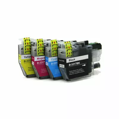 4X LC3317 LC-3317 Ink Cartridge For Brother MFC J5730dw J6730dw J6930dw LC3319 • $15.95