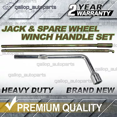 3PCS Jack And Spare Wheel Winch Winder Handle Set For Holden Rodeo TF 1987-2002 • $35