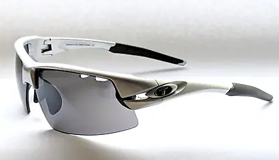 Tifosi Optics Crit Sunglasses Silver Smoke Lenses #192 • $29.99