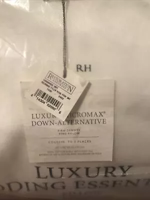 Restoration Hardware Micromax Down Alrenative King Firm Pillow New 2 Available • $170