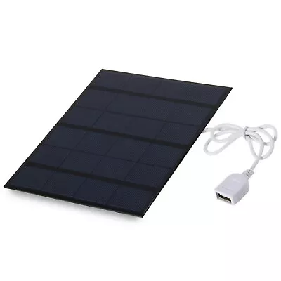 6 V 3.5W Outdoor Solar Panel 580mA Smart Power Supply Phone Battery Charger E • £14.86