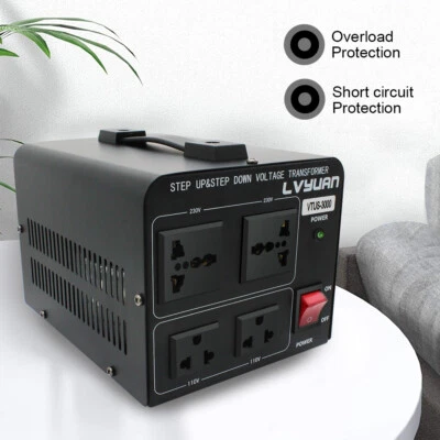 $57.49 • Buy 3000W Peak Voltage Transformer Converter 220V To 110V 110V To 220V Step Up/Down