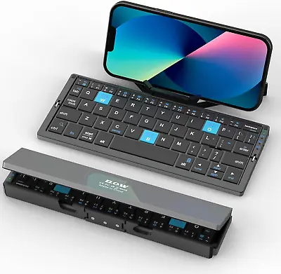 Mini Foldable Bluetooth Keyboard With Magnetic StandAluminum Alloy Mini Quie... • $76.99
