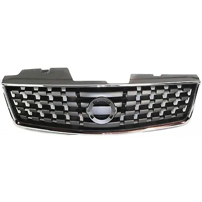 Grille For 2007-2008 Nissan Sentra Chrome Shell W/ Black Insert Plastic • $38.58