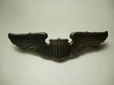 WW2 AAF Pilot Sterling Wing - A.E. Co. / Upside Down Triangle Hallmark • $125