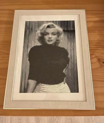 Marilyn Monroe Picture Wall Art Diamonte Portrait • £26