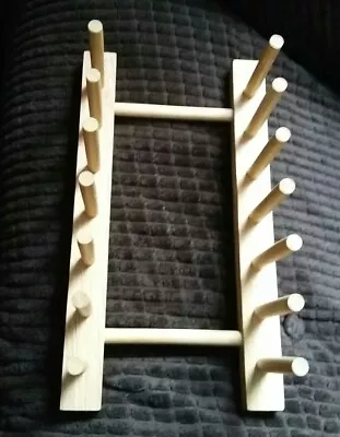 £7.89 • Buy Wooden Wood Kitchen Dish Plate Drying Drainer Draining Board Rack Stand Holder