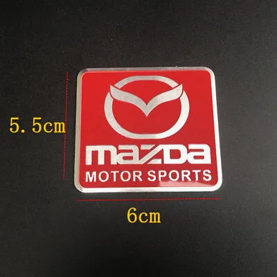 3D Aluminum Medal Nameplate Badge Logo Car Emblem Decorate For Mazda Motor Sport • $9.58