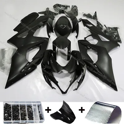 Matte Black Injection ABS Fairing Kit For 2005 2006 Suzuki GSXR1000 GSXR 1000 • $359.09