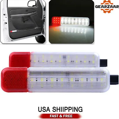 2PCS LED Door Courtesy Light For Chevy Silverado Suburban Tahoe GMC Sierra Yukon • $12.49